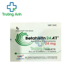 Betahistin 24 A.T - Ðiều trị hội chứng Ménière