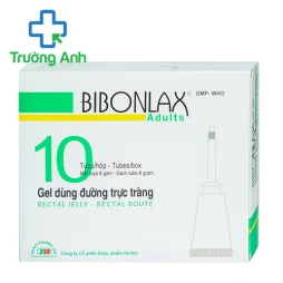 Bibonlax Adults 8g Hanoi Pharma - Gel bơm trực tràng trị táo bón