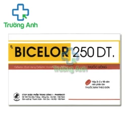 Bicelor 125mg Pharbaco (lọ bột) - Thuốc điều trị nhiễm khuẩn hiệu quả