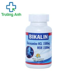 Thực phẩm bảo vệ sức khỏe BIKALIN GLUCOSAMINE HCl 1500MG MSM 1500MG