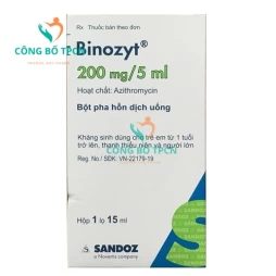 Binozyt 200mg/5ml - Thuốc điều trị nhiễm khuẩn của Bangladesh