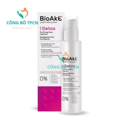 BioAke Detoxy Detergente Viso - Sữa rửa mặt làm sạch sáng, mịn da
