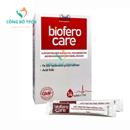 Bioferocare - Bổ ung sắt, acid folic, giúp tái tạo hồng cầu
