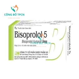 Bisoprolol 5 F.T.Pharma - Thuốc điều trị tăng huyết áp hiệu quả