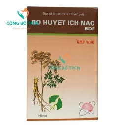 Bổ huyết ích não BDF Bidiphar - Thuốc điều trị thiếu máu não hiệu quả