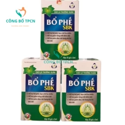 Bổ phế SBK - Hỗ trợ bổ phế & giảm tăng tiết đờm
