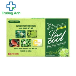 BỘT SỦI THANH NHIỆT LIVECOOL (Hương chanh) - Giúp thanh nhiệt giải độc & mát gan