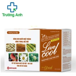 Bột tan thanh nhiệt Livecool không đường - Giúp giảm nóng trong
