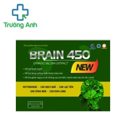 Brain 450 new - Hỗ trợ tăng cường tuần hoàn máu não