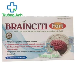 BRAINCITI FORT - Giúp hoạt huyết, tăng cường tuần hoàn máu não