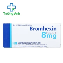 Bromhexin 8mg F.T.Pharma - Thuốc điều trị rối loạn dịch tiết phế quản