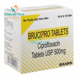 Brucipro Tablets - Thuốc điều trị nhiễm khuẩn hô hấp