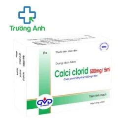 Calci clorid 500mg/ 5ml MD Pharco - Thuốc điều trị hạ kali máu