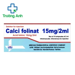 Calci folinat 15mg/2ml MD Pharco - Thuốc điều trị độc tính