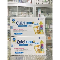 Calci Nano Family - Bổ sung canxi, vitamin và acid amin