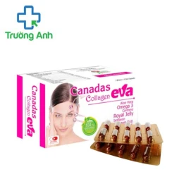 Canadas Collagen Eva ++ - Giúp chống oxy hóa, giảm nám, tàn nhang
