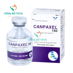 Canpaxel 150 - Thuốc điều trị bệnh ung thư buồng trứng và vú