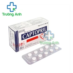 Captopril 25mg Khapharco - Điều trị tăng huyết áp ở người lớn