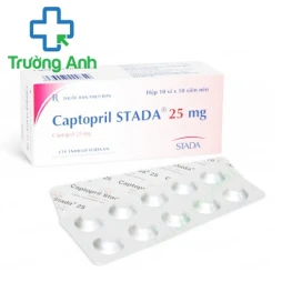 Captopril stada 25mg - Thuốc điều trị cao huyết áp hiệu quả của Stada