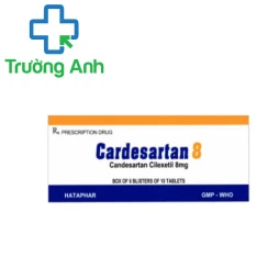 Cardesartan 8 - Thuốc điều trị bệnh tăng huyết áp hiệu quả