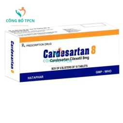Cardesartan 8 - Thuốc điều trị bệnh tăng huyết áp hiệu quả