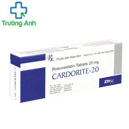 Cardorite-10 - Thuốc trị bệnh tăng cholesterol máu nguyên phát