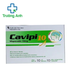 Cavipi 10 Hataphar - Thuốc điều trị rối loạn tuần hoàn máu não
