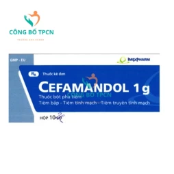 Cefamandol 1g - Thuốc điều trị các bệnh nhiễm khuẩn hiệu quả