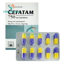 Cefatam 750 Pymepharco - Điều trị nhiễm trùng, nhiễm khuẩn