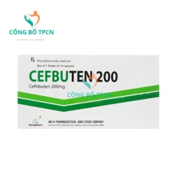 Cefbuten 200 - Thuốc điều trị nhiễm khuẩn hiệu quả Amvipharm