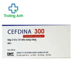 Cefdina 300 Hataphar - Thuốc điều trị nhiễm khuẩn hiệu quả