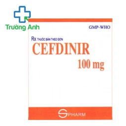 Cefdinir 100mg S.Pharm - Thuốc điều trị nhiễm khuẩn hiệu quả