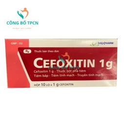 Cefoxitin 1g - Thuốc điều trị nhiễm khuẩn hiệu quả của Imexpharm