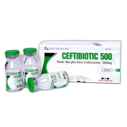 Ceftibiotic 500 - Thuốc điều trị các bệnh nhiễm khuẩn