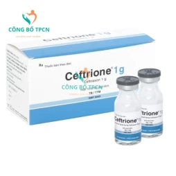 Ceftrione 1g Bidiphar - Thuốc điều trị bệnh nhiễm khuẩn hiệu quả