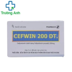 Cefwin 200 DT Pharbaco - Thuốc điều trị nhiễm khuẩn hiệu quả