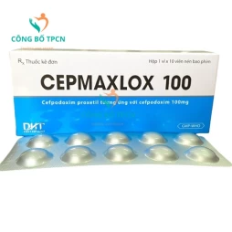 Cepmaxlox 100 Hataphar - Thuốc điều trị nhiễm khuẩn hiệu quả