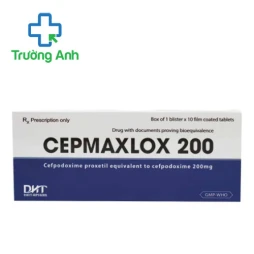 Cepmaxlox 200 Hataphar - Thuốc điều trị nhiễm khuẩn hiệu quả
