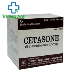 Cetasone - Thuốc chống viêm chống thấp khớp và chống dị ứng