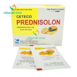 Ceteco Prednisolon Foripharm (bột) - Thuốc giảm đau kháng viêm hiệu quả