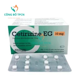 Cetirizine EG 10mg Tab - Thuốc điều trị viêm mũi dị ứng hiệu quả của Pymepharco
