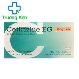 Cetirizine EG 10mg Tab - Thuốc điều trị viêm mũi dị ứng hiệu quả của Pymepharco