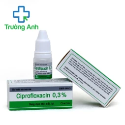 Ciprofloxacin 0,3% 5ml Vidipha - Dung dịch nhỏ mắt hiệu quả