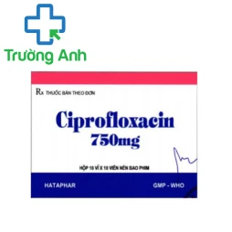 Ciprofloxacin 750mg Hataphar - Điều trị nhiễm khuẩn nặng