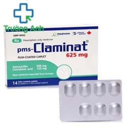 pms - Claminat 625 mg - Thuốc điều trị nhiễm khuẩn đường hô hấp của Imexpharm