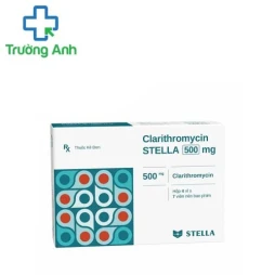 Clarithromycin Stella 500mg - Thuốc điều trị nhiễm trùng của Việt Nam