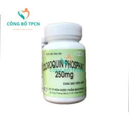 Cloroquin phosphat 250mg MKP - Thuốc điều trị và dự phòng sốt rét, nhiễm sán