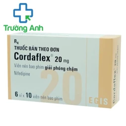 Cordaflex 20mg - Thuốc điều trị cơn đau thắt ngực hiệu quả