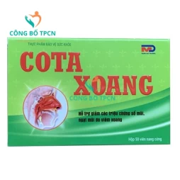Cota xoang - Giúp điều trị viêm mũi, viêm xoang hiệu quả