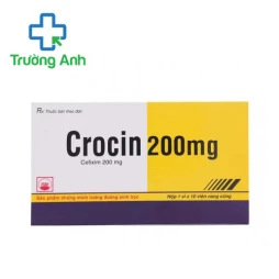 Crocin 200mg Pymepharco - Thuốc điều trị nhiễm khuẩn hiệu quả